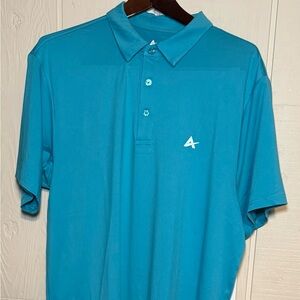Arctic Cool Men’s Classic Greenish-Blue Polo Shirt XL HydroFreeze wicking NWT